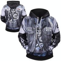 ราคา New Arrival SOA S Sons Of Anarchy Samcro 3D Hoodie Cool Printed Mens Motorcycle Racing Tops (20088314878)