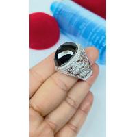 ราคา แหวนเงินชายนิลแท้ข้างครุทฟรีน้ำยาล้างเงิน (18766558928)