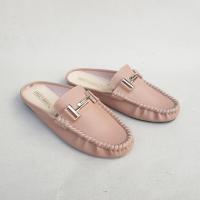 ราคา รองเท้าผู้หญิง รองเท้าเปิดส้น รุ่น HHlek สีขาว สีนู๊ด สีดำ สีน้ำเงิน (12462900592)