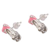 ราคา Fashion Lovely Cute Ballet Shoes Bowknot Stud Earrings (19902788831)