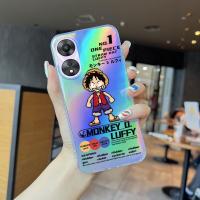 ราคา เคส Hpcase สำหรับ OPPO A1 5G A17 A37 A37F A17K A78 5G A98 5G NEO 9 F23 5G เคสโทรศัพท์สลายเลเซอร์อนิเมะลูฟี่เรนโบว์เคสใสขอบบางเฉียบ TPU นุ่มพิเศษเคสกันกระแทกมีสีสันบัตรเลเซอร์ในตัวผ้าคลุม (19883629549)