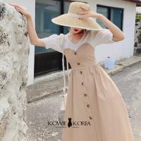 ราคา Kowie Korea camel 082 ชุดเดรสยาว ชุดมินิมอล ชุดถ่ายพรีเวดดิ้ง (4956054421)