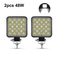 ราคา Nlpearl ไฟ LED 42W 48W ไฟทางวิบากสปอตไลท์สำหรับรถจี๊ปรถบรรทุก4X4รถ SUV ATV Barra ไฟหน้า LED 12V 24V (21170357540)