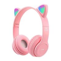 ราคา รับประกัน 1 ปี Cat Ear หูฟังบลูทูธ หูฟังหูแมวไร้สาย หูฟังบลูทูธ สเตอริโอ หูฟังไร้สายหูฟังเกมมิ่ง ไร้สาย หูฟังไฟ LED Bluetooth5 0 ลดเสียงรบกวน (21110512307)