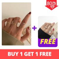 ราคา FINE TOO แหวนแฟชั่นผู้หญิง แหวนแฟชั่น ลายผีเสื้อ 2ชิ้น (9103699570)