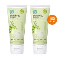 ราคา SHOKUBUTSU วิปโฟมล้างหน้า โชกุบุสซึ Daily Detox Anti Acne ใบไผ่ญี่ปุ่น 100 กรัม 2 หลอด (18010992487)