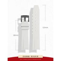 ราคา สายนาฬิกายางสำหรับ Omega X Swatch Joint MoonSwatch Constellation Sports 20มม สายนาฬิกาปลายโค้งสำหรับนาฬิกา Rolex (19645862003)