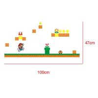 ราคา Super Marioสติ๊กเกอร์ติดผนัง3dอะคริลิคชายสติ๊กเกอร์ห้องนอน100x47cm (2249988635)