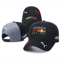 ราคา หมวก หมวกแก๊ปปีกโค้ง Snapback Cap Redbull ASTON MARTIN ดำ (3949874634)