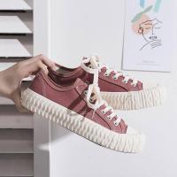 ราคา READY STOCK Excelsior 4 colors Women Canvas Shoes Korea Flats Lace Up Plimsolls Student Sneakers Biscuit shoes Kasut Perempuan (13557038892)