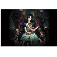 ราคา โปสเตอร์เกม Alice Madness Returns Mcges อเมริกันโปสเตอร์ภาพตกแต่งศิลปะบนผืนผ้าใบสำหรับติดกำแพงห้องนั่งเล่นโปสเตอร์ภาพวาดตกแต่งห้องนอน12x18inch30x45cm (20212986258)