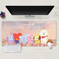 ราคา แผ่นรองเมาส์ขนาดใหญ่พิเศษเกาหลี BT21 BTS รอบโต๊ะการ์ตูนน่ารักแผ่นรองโต๊ะคอมพิวเตอร์ขนาดใหญ่ (20474102956)