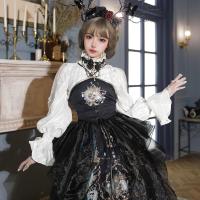 ราคา คอสเพลย์Gothicชุดเดรสโลลิต้าสีดำVictorianผู้หญิงLolitaชุดKawaiiขนาดพิเศษLolita 2ชิ้นชุดJsk (4492780995)