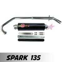 ราคา ท่อสูตร คอเลส รุ่น SPARK 135 ปลายกลม ตรงรุ่น คอสแตนเลสปัดเงา ท่อโมวิค MOVIC X ทรง ENDURANCE มี มอก คอท่อสแตนเลสแท้อย่างดี ปลาย แค้มรัดท่อ พร้อมอุปกรณ์ติดตั้งครบชุด งานสวยเนี๊ยบ ราคาพิเศษสุดๆ (13307387
