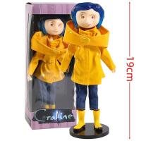 ราคา NECA Coraline in Striped Shirt Yellow Raincoat 7 ABS PVC Action Figure Toy Doll (20401052704)