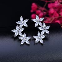 ราคา SEQUITO เกาหลีแฟชั่นสไตล์ Cubic Zirconia ดอกไม้ต่างหูเม็ดกลมสีขาวชุบทองง่ายหูสำหรับผู้หญิง SE440 (8748186672)