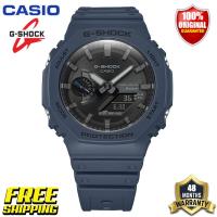 ราคา ต้นฉบับ G Shock GAB2100 ผู้ชายกีฬานาฬิกาคู่แสดงเวลา 200 เมตรกันน้ำกันกระแทกเวลาโลก LED แสงอัตโนมัติรับประกัน 4 ปี GA B2100 2A 100 ใหม่แท้ (15290320683)