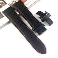 ราคา Mido original M025 helm watch ปากโค้ง M025407A เข็มขัดนาฬิกาหนังระบายอากาศเก่าสำหรับผู้ชายของแท้ (20389784701)