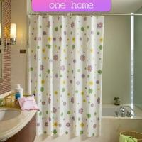 ราคา ม่านกั้นห้องน้ำ ม่านกันน้ำ ม่านพลาสติก shower curtain (14462495241)