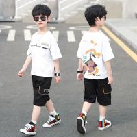 ราคา แฟชั่นเสื้อผ้าเด็กผู้ชาย เสื้อผ้าเด็กโต ชุดเซ็ท2ชิ้น เซ็ทเสื้อยืด กางเกงขาสั้น เสื้อผ้าเด็ก แฟชั้นเสื้อผ้าเด็กโต (19292975997)