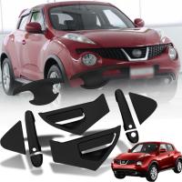 ราคา ครอบมือจับประตู เบ้ารองมือเปิดประตู รุ่น นิสสัน จู๊ค NISSAN JUKE ปี 2012 2018 สีดำด้าน 12 ชิ้น (13297615438)