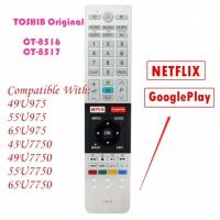 ราคา TOSHIB CT 8516 CT 8517สำหรับ TOSHIBA LED LCD สมาร์ททีวีรีโมทคอนโทรลใหม่ CT 8516 49U975 55U975 65U975 Series Ct 8517 43U7750 49U7750 55U7750 65U7750 Remoto Controller (9737786949)