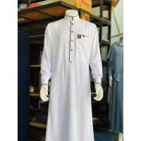 ราคา ชุดมุสลิมชาย แฟชั่นมุสลิมชาย เสื้อโต๊ปสีขาว ชุดโต๊ปชาย ชุดมุสลิมชาย โต๊ปสีขาว มีไซซ์ S M L XL (17407485026)