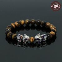 ราคา อาเป่า หินไทเกอร์อายส์ พลอยตาเสือ Tiger Eye ขนาด 8 มิล ประดับปี่เซียะ 5 ธาตุ 1 คู่ ปี่เซียะเปลี่ยนสี ปี่เซียะ 5 สี คัดหิน หินตาเสือ (17434102001)