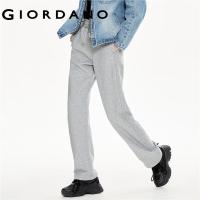 ราคา GIORDANO Women Pants Drawstring Elastic Waist Simple Basic Sweat Pants Forward Seam Athleisure Fashion Casual Pants 18413920 (20642552095)