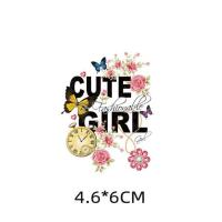 ราคา ตัวรีด สติ๊กเกอร์รีดติดผ้าดอกไม้เล็ก (17366957940)