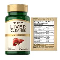 ราคา PipingRock Liver Detox Cleanse Complex 90 Quick Release Capsules (21258386801)
