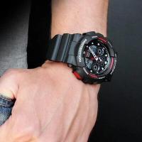 ราคา ของแท้ Casio G Shock Watch for men นาฬิกา รุ่นGA 100 1A4 นาฬิกาข้อมือผู้ชาย สายเรซิ่น กันกระแทก กันน้ํา 100 สีดํา รับประกัน 1 ปี (17894072770)