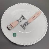 ราคา สายสําหรับแอปเปิ้ลวอช สายนาฬิกา สายหนังโซ่หัวเข็มขัด สำหรับ Smartwatch ขนาด 38 40 41mm 42 44 45 49mm (20978412696)