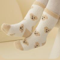 ราคา ถุงเท้าเด็กมิงค์สำหรับฤดูใบไม้ร่วงและฤดูหนาวถุงเท้าขนสัตว์สำหรับเด็กบุขนกำมะหยี่หนาพิเศษสำหรับเด็กนอน (21194014796)