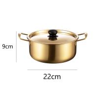 ราคา หม้อต้มเกาหลี หม้อต้มรามยอน หม้อมาม่าเกาหลี หม้อต้มมาม่า หม้อทองเหลือง แข็งแรง พร้อมฝา korean pot Bleenhouse (15195029824)