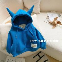 ราคา เสื้อกันหนาวเด็กผู้ชาย2022ฤดูใบไม้ร่วงและฤดูหนาวใหม่ผ้ากำมะหยี่หนาสำหรับฤดูหนาวเสื้อเกาหลีเด็กมีฮู้ดสำหรับเด็ก (16977894619)