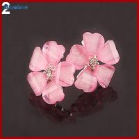 ราคา Bluelans แฟชั่นผู้หญิง Silver Plated Rhinestone Ear ต่างหูเม็ดกลมเครื่องประดับ สีดำ (383968918)