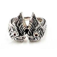 ราคา แหวนพญานาคหัวชนกันพลอยตาแดงลงดำ (19448030883)