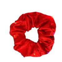 ราคา ที่รัดผมยืดได้ผูกยางรัดศีรษะมีหัวตุ๊กตาแบบยืดหยุ่นสูงไฟ LED เรืองแสงติดแน่นลำไส้ใหญ่ยางรัดผมยางรัดศีรษะเรียบง่าย (19871949281)