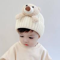 ราคา HS เด็กชายและเด็กหญิงหมวกขนสัตว์อบอุ่นนักเรียนการ์ตูนหมวกถักหมวกขนสัตว์เด็กการ์ตูนหมี Knotoma หมวกถัก (16297221857)