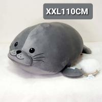 ราคา ราคาโรงงาน 110cm ตุ๊กตาแมวน้ำอุ๋งๆ ตุ๊กตานุ่มนิ่ม ใยไมโคร ผ้านาโน Splandex (7467096382)