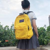 ราคา NQB665เคาน์เตอร์ของแท้ JanSport Jasper คลาสสิกสีทึบกระเป๋าเป้สะพายหลังผู้ชายและผู้หญิงที่มีกระเป๋านักเรียนเดียวกันกระเป๋าคอมพิวเตอร์ (16107325934)