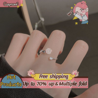 ราคา Cozyroom แหวนดอกคามิเลียลายดอกกุหลาบวินเทจสำหรับผู้หญิงแหวนแฟชั่นเปิดได้ปรับขนาดได้สำหรับเจ้าสาวงานแต่งงานงานหมั้น (20825791702)