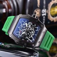 ราคา Hot Sale 2023 new Richard War II Devils automatic non mechanical mens watch high end trendy barrel type silicone leisure men (19426704078)