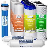 ราคา iSpring RCC1P High Capacity 5 Stage Under Sink Water Filter Reverse Osmosis RO Drinking Water Filtration System 100 GPD Performance boosted (21098919438)