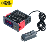 ราคา Smart Sensor จอแสดงผลอุณหภูมิและความชื้นควบคุมอุณหภูมิเทอร์โมควบคุมอุณหภูมิเครื่องวัดความชื้นเครื่องวัดความชื้นพร้อมเซนเซอร์แบบรวมเอาต์พุตรีเลย์ (4609296266)