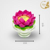 ราคา ฐานรองพระ ฐานดอกบัว พานใส อะคริลิค (18960379580)
