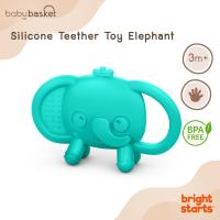 ราคา ของเล่นเขย่า ยางกัด Silicone Teether Toy Elephant จาก Bright Starts (19763665733)