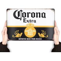 ราคา ป้ายเบียร์ Corona การตกแต่งถ้ำมนุษย์ ป้ายดีบุกโลหะโบราณบาร์ การตกแต่งบ้านย้อนยุคโรงรถ โปสเตอร์ติดผนังของเจ๋งๆสำหรับร้านกาแฟบ้านขนาด8 12นิ้ว (20359131939)