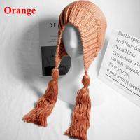 ราคา หมวกถักไหมพรมแบบมีฝาปิดหูหนาสำหรับฤดูหนาวมีสไตล์หมวกสตรี (20978796259)